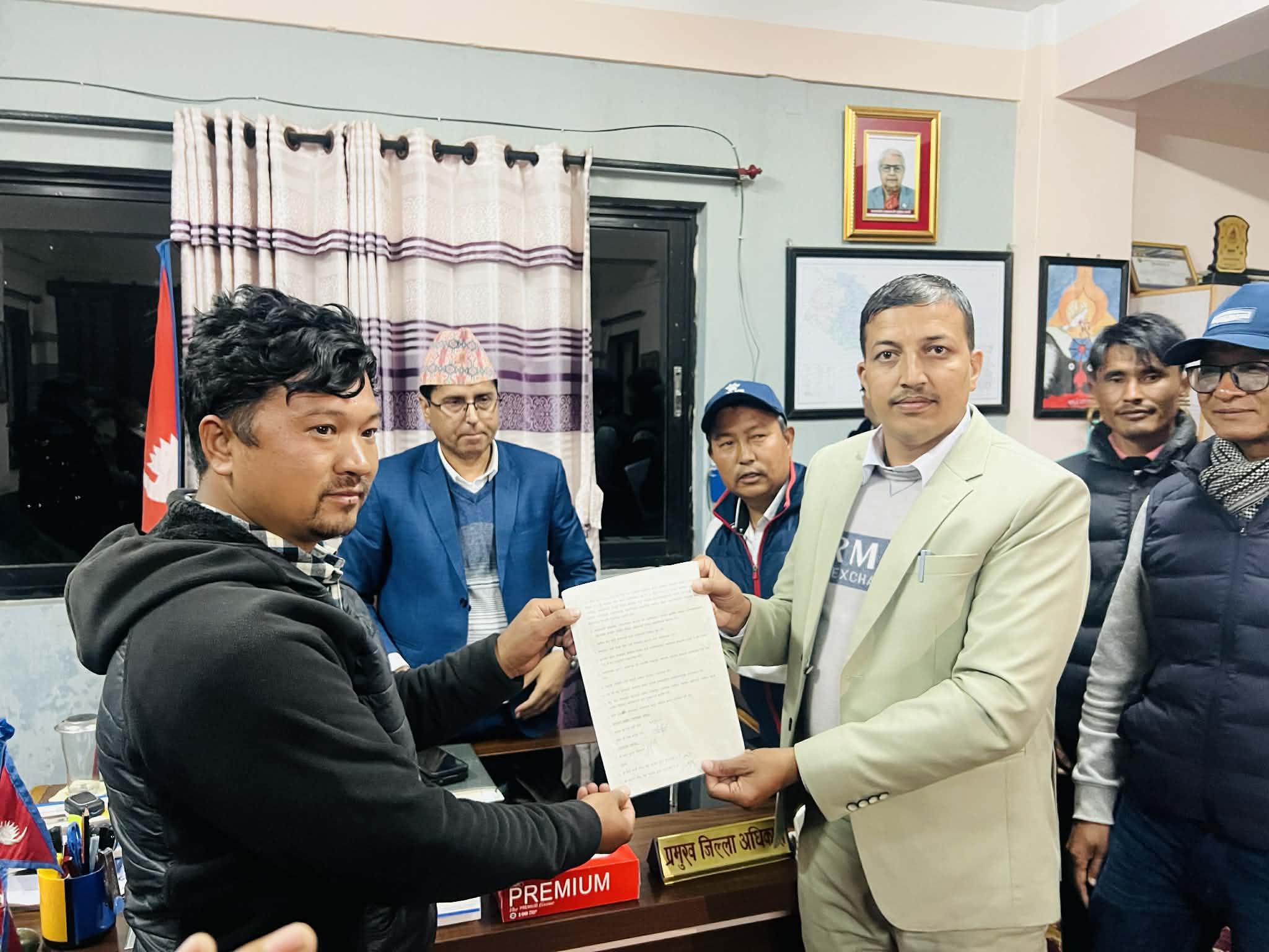 आयोजना प्रभावित स्थानीयको माग सम्बोधन गर्दै ब्रम्हायणी जलविद्युत आयोजना